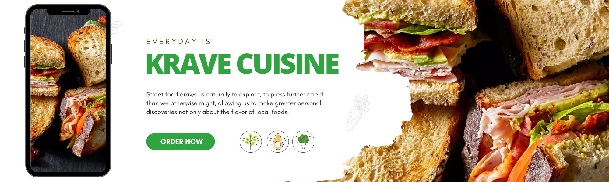 White Street Food LinkedIn Banner