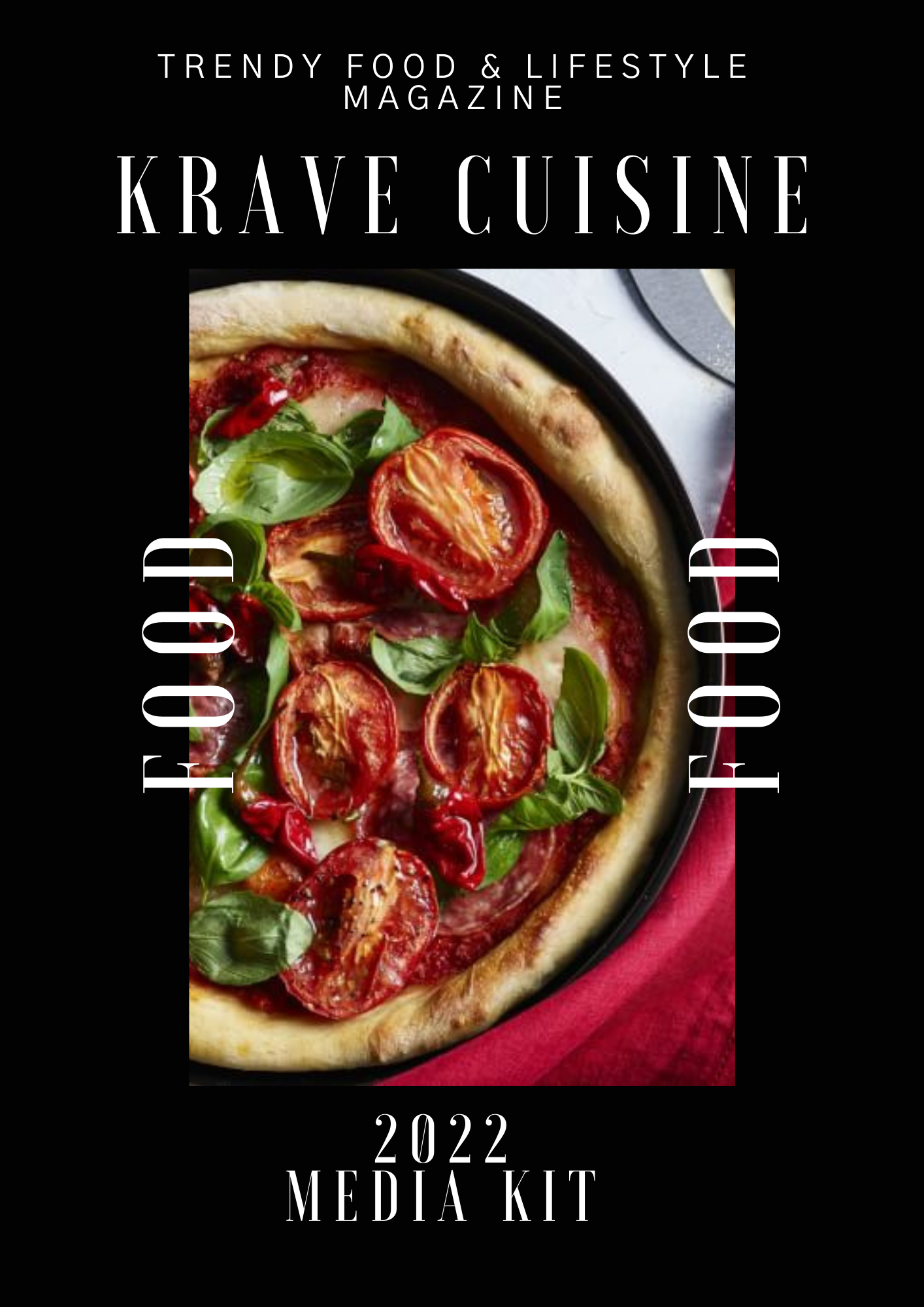 Black and Red Simple Photography Magazine Cover